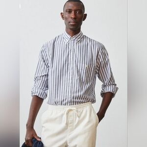 TODD SNYDER Classic Fit Favorite Oxford Long Sleeve Shirt -M #82